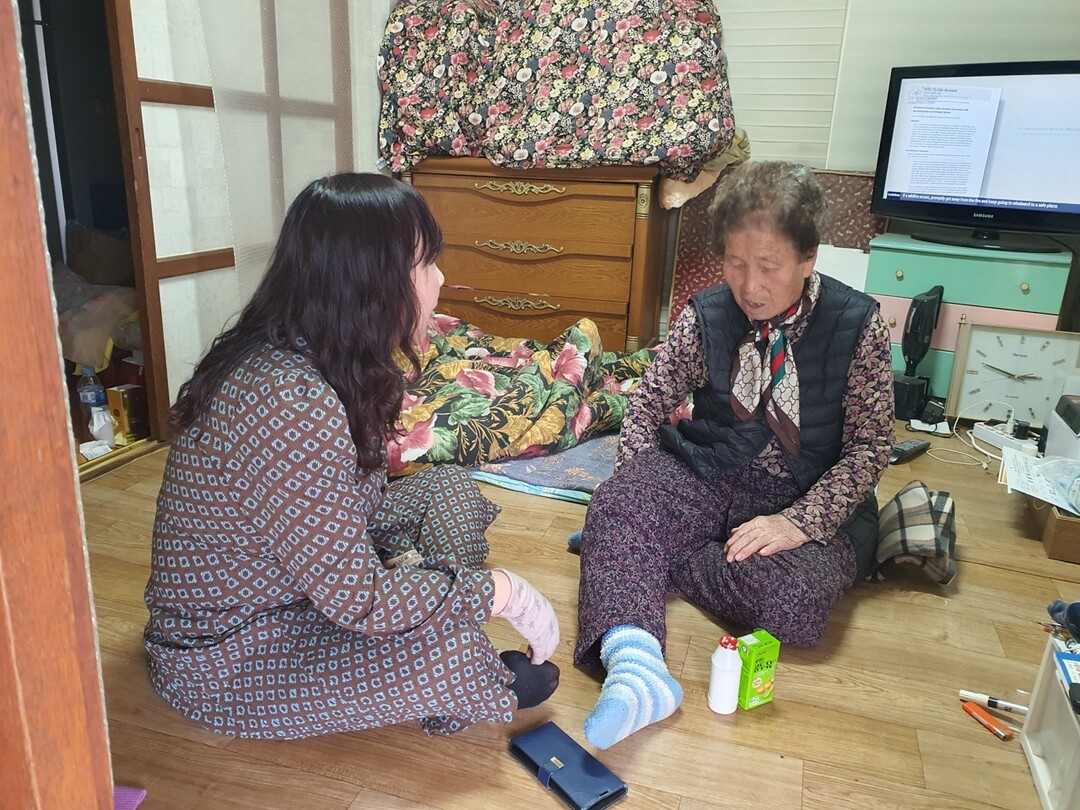설 안부확인. 의성군 제공