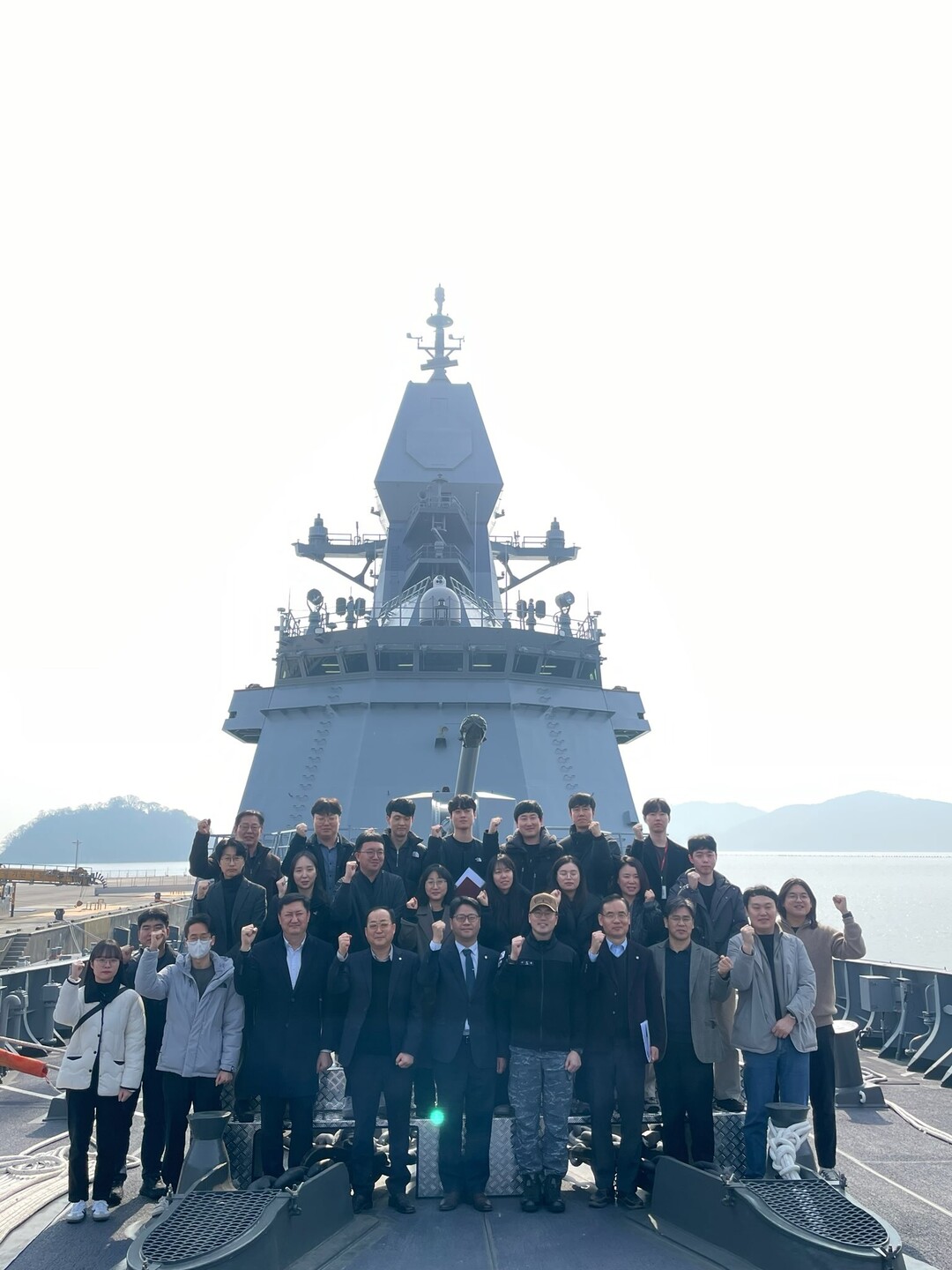 충남함 방문. 충남도 제공
