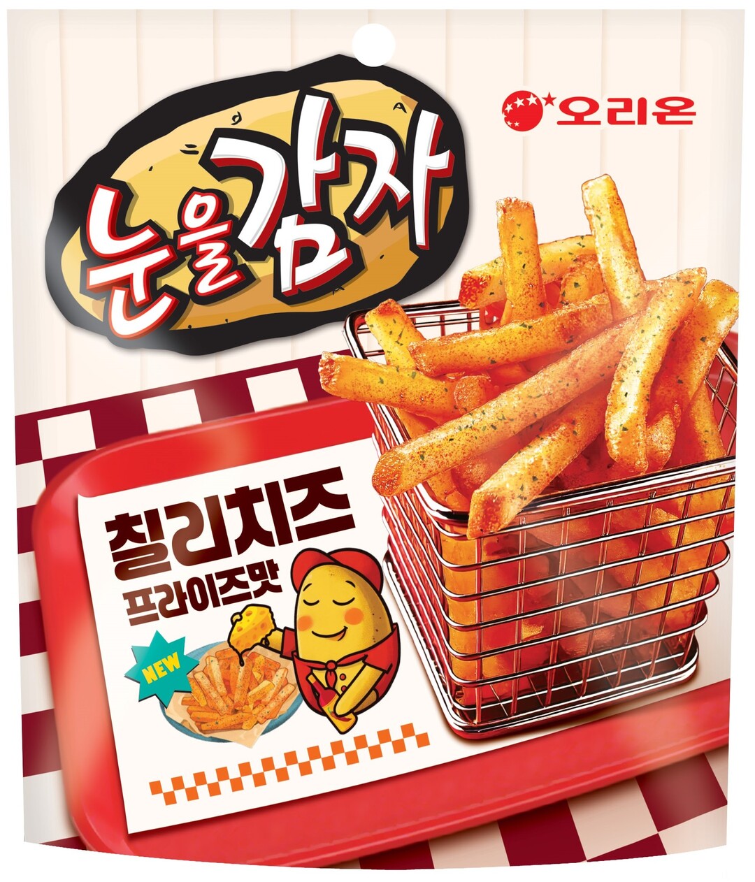 ‘오리온 눈을감자 칠리치즈 프라이즈맛’ 제품 이미지