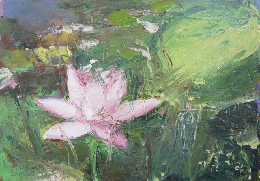 연꽃 33.4x23.2cm oil on canvas 2007