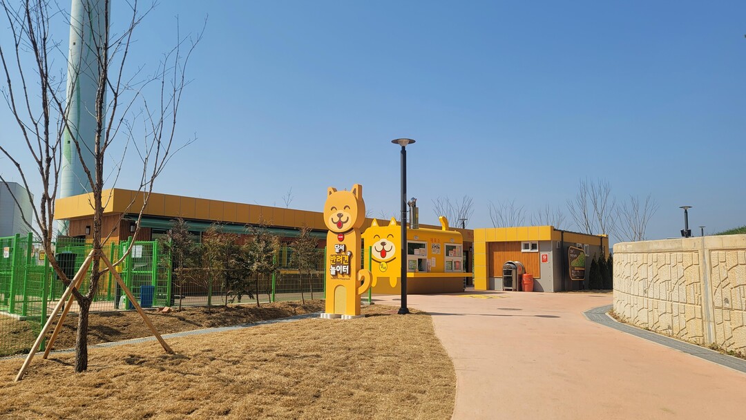 달서 반려견 놀이터 전경.