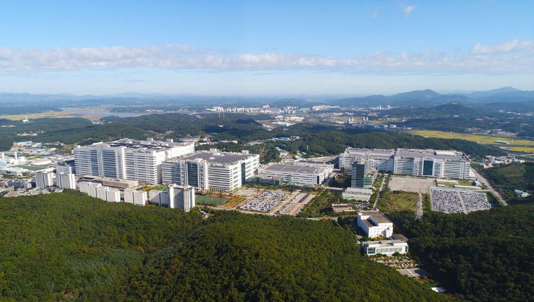 엘지(LG)디스플레이 산단 전경.