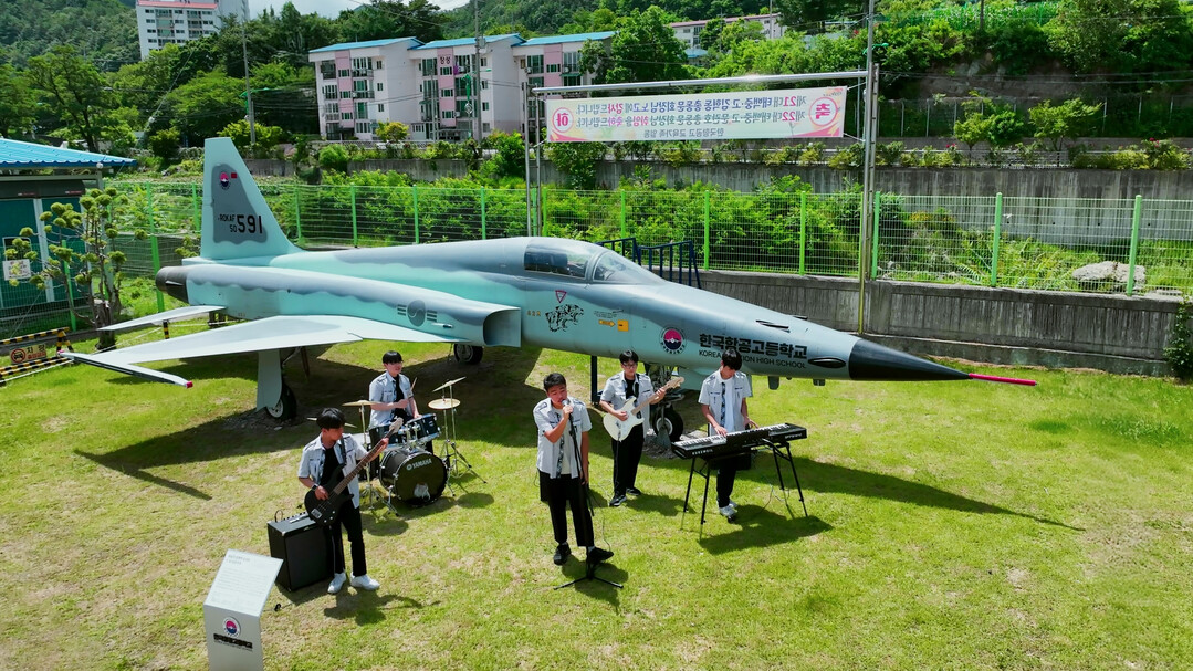 지역 청소년 예술 동아리와 홍보영상 제작. 태백시 제공