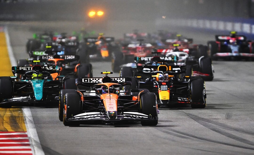 ‘F1(포뮬러1)’ 세계 최고의 레이싱 대회가 열리고 있는 장면. 부산상의 제공