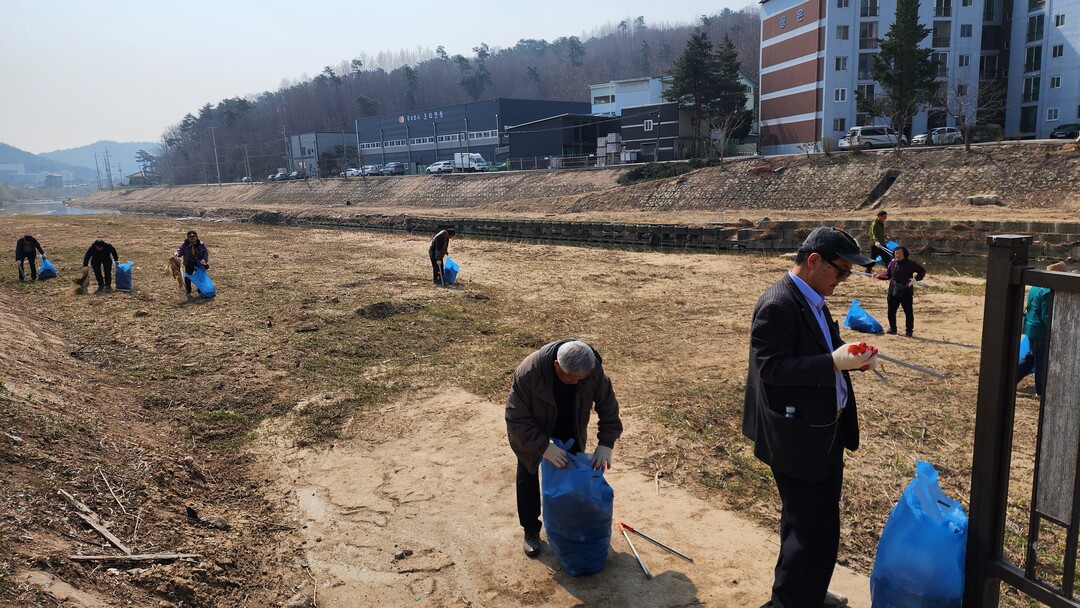 용인시가 처인구 원삼면과 백암면의 핵심 수계인