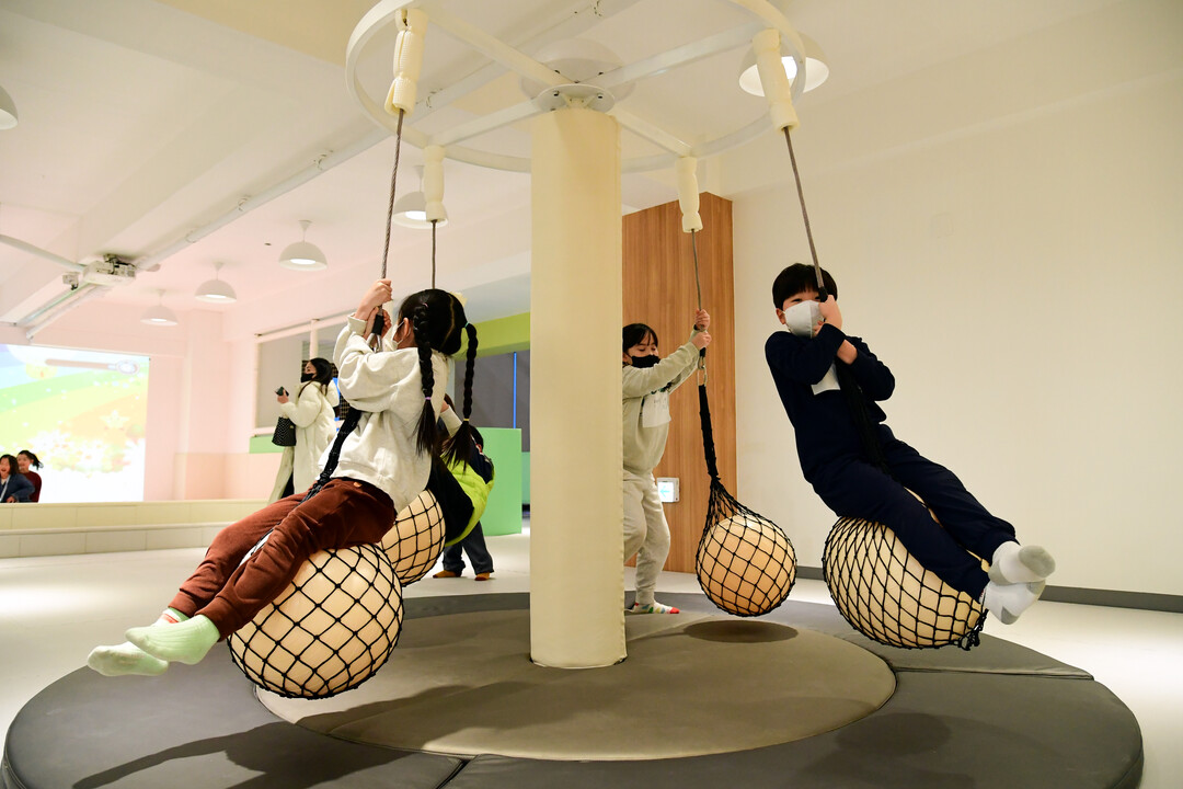 화천커뮤니티센터 돌봄교실에 참여한 어린이들