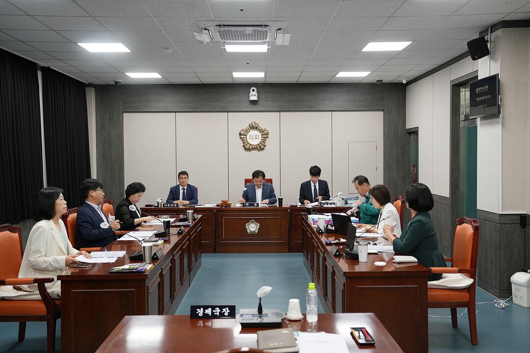 의원간담회 모습. 태백시의회 제공