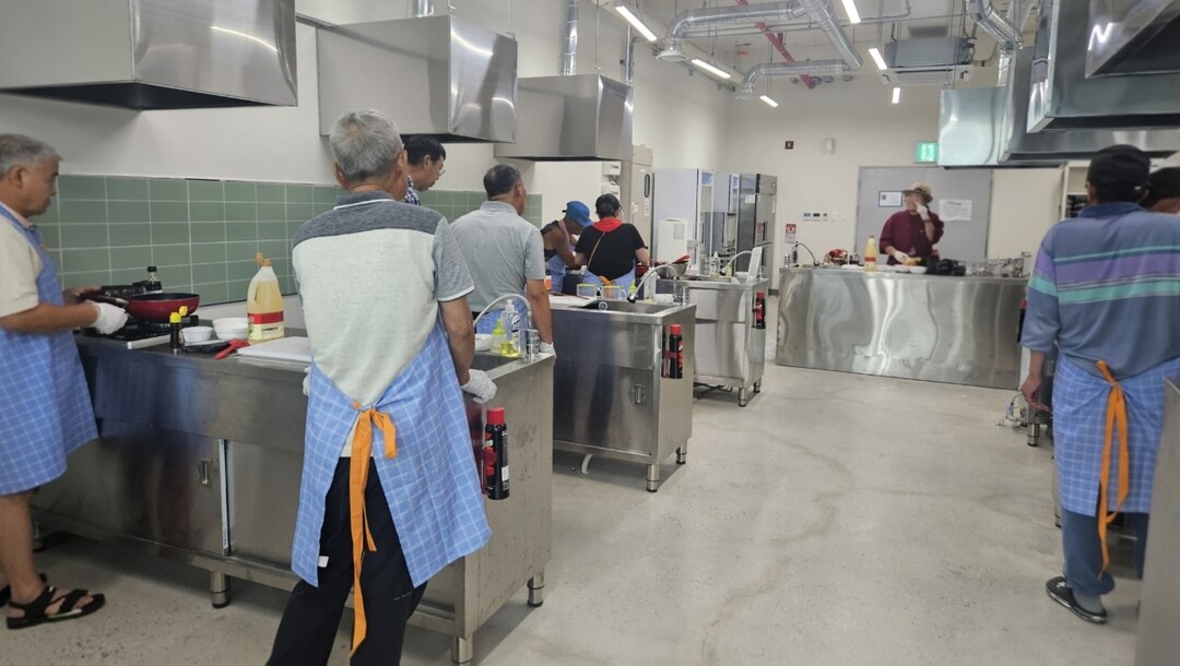 사회적 고립 대상 요리 교실 운영. 의성군 제공