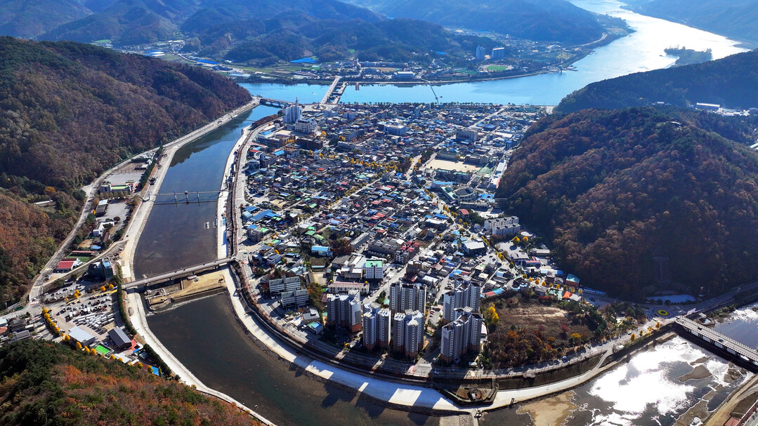 화천읍 전경
