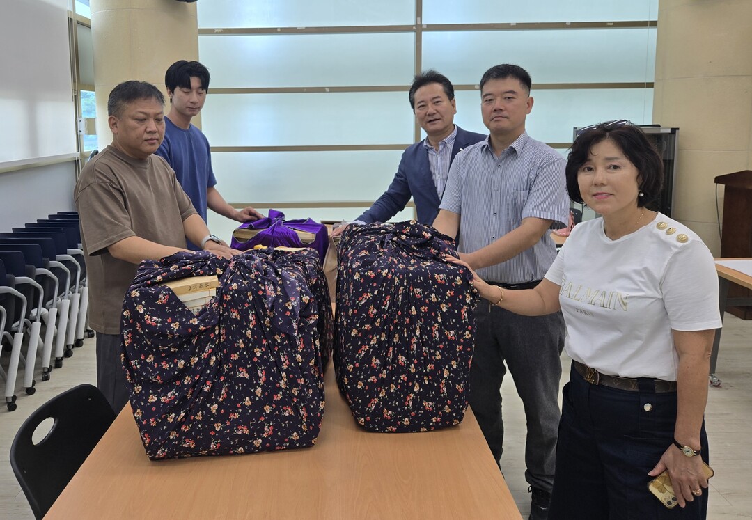 기탁사진. 의성군 제공