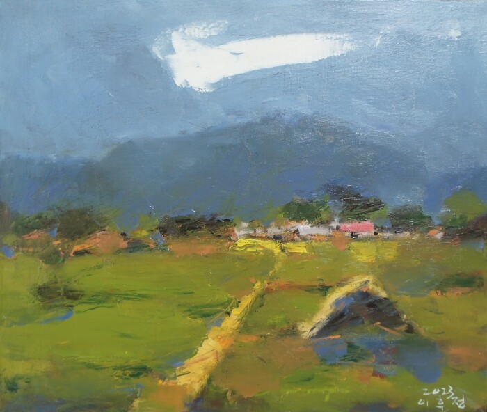 논길 53.0cm x 45.5cm oil on canvas 2023