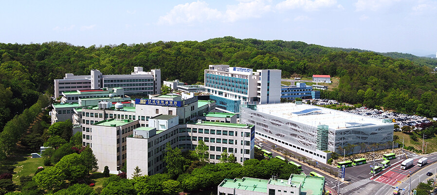 단국대학교병원 전경.
