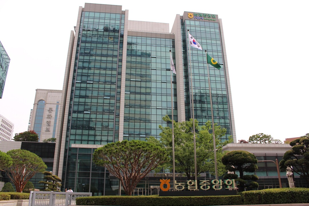 서울시 중구 소재 농협중앙회 본관 전경.