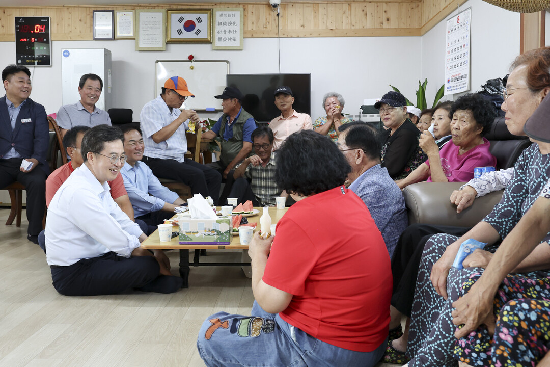 내기1리 마을회관 무더위쉼터(8월 20일) / 경기도 제공