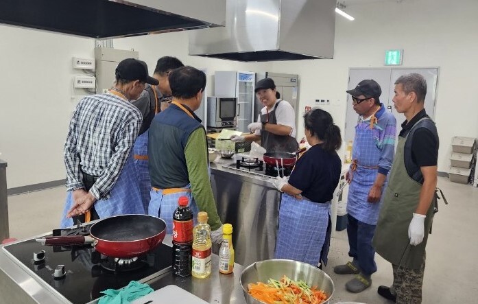 함께 먹는 밥상 요리교실. 의성군 제공