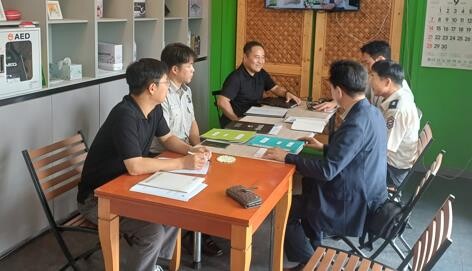 전통시장 합동점검. 의성군 제공