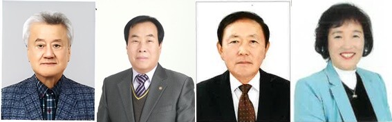 왼쪽부터 신원호, 박태주, 김호식, 임영자