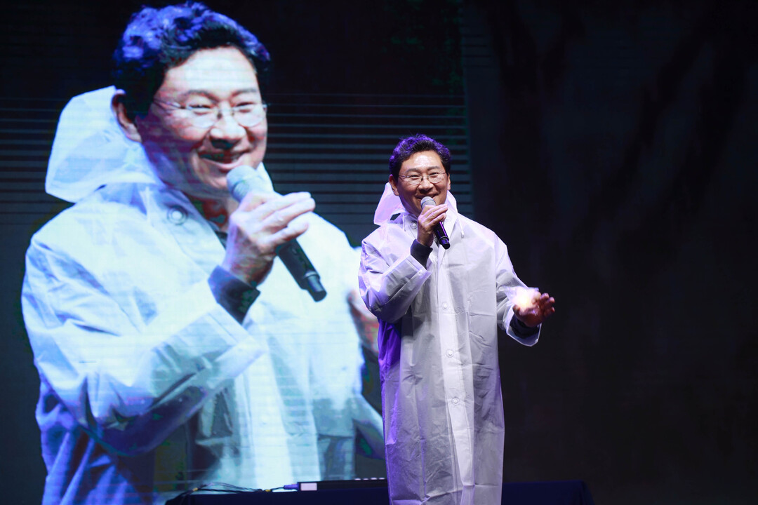 이상일 용인특례시장은 10일 저녁 포은아트홀 문화광장서 열린 