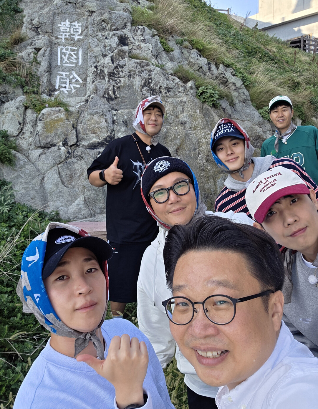 독도를 함께 방문한 서경덕 교수와 