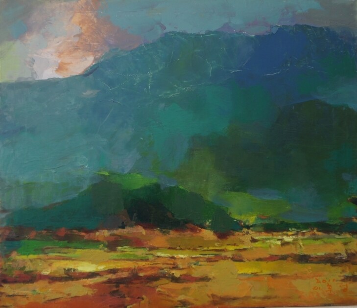 봄바람 F-10  oil on canvas 2020