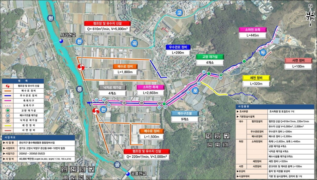  관산지구 풍수해생활권 종합정비 사업