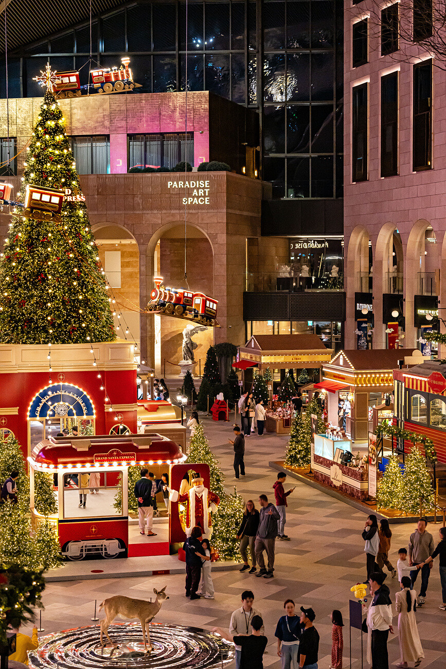 2024 파라다이스시티 크리스마스 마켓 팝업 전경