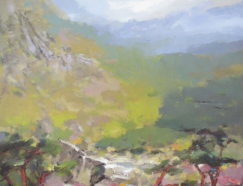 뱀사골 초여름 162.2 x 130.3cm oil on canvas 2022