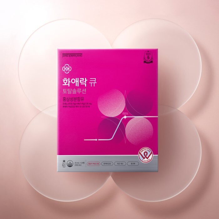 정관장, 갱년기 홍삼 ‘화애락 큐 토...