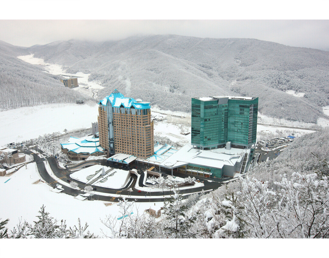 강원랜드 전경 겨울. 강원랜드 제공