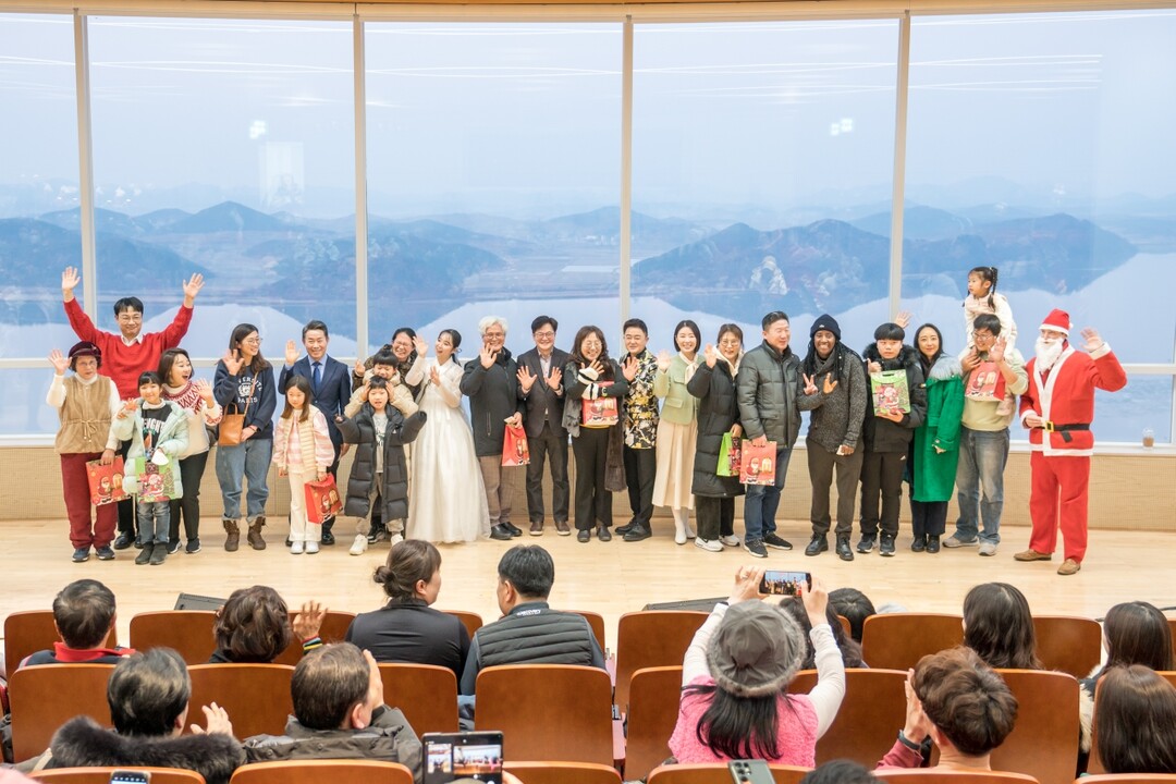 지난 2023년 애기봉에서 열린 크리스마스 트리 점등식 행사