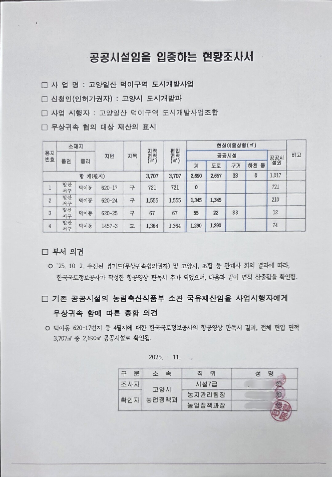 김완규 경기도의원 “고양 덕이지구 대...