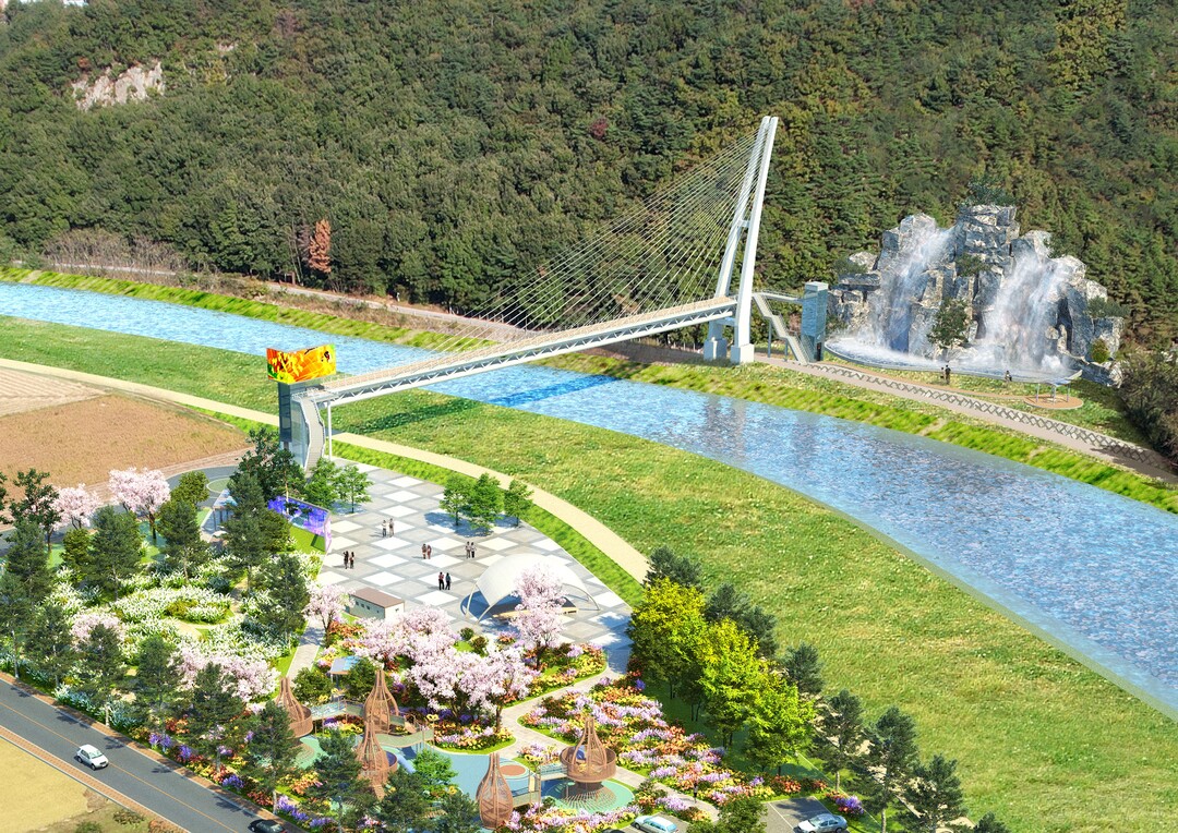 주진불빛공원 조감도 (주간)