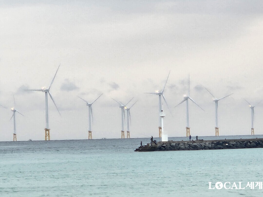 제주도 신창풍차해안길. 로컬세계DB