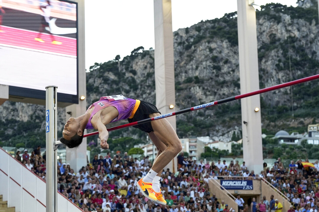 2025 다이아몬드리그 모나코에 참가한 우상혁 선수. 용인시 제공