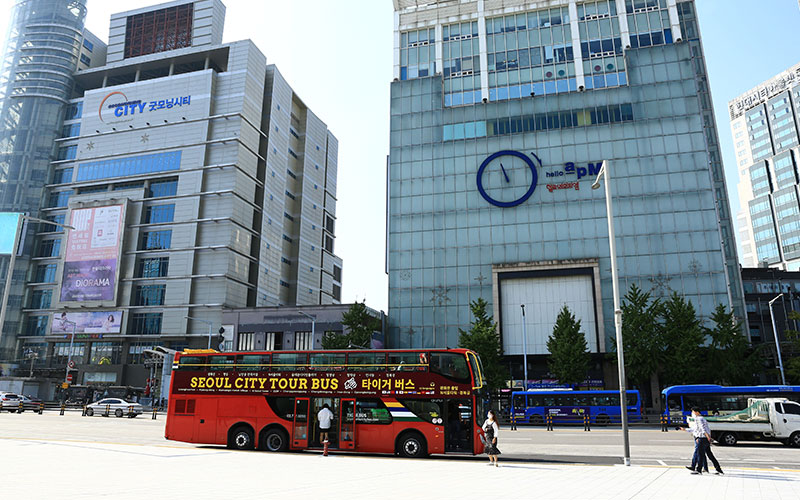 서울시티투어 타이거버스 동대문 정류장 전경. 서울경제진흥원 제공