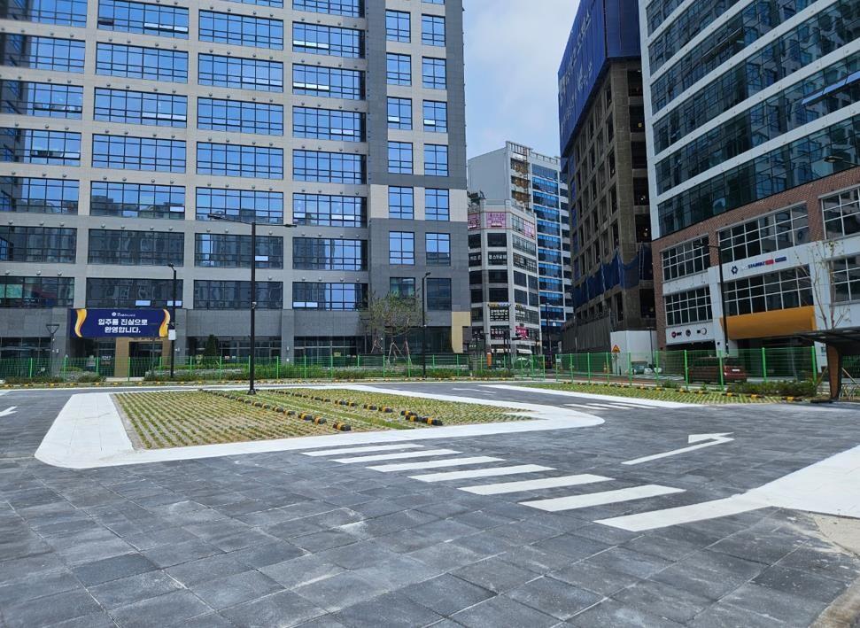 &nbsp;친환경 주차장으로 조성된 토당 제1공영주차장