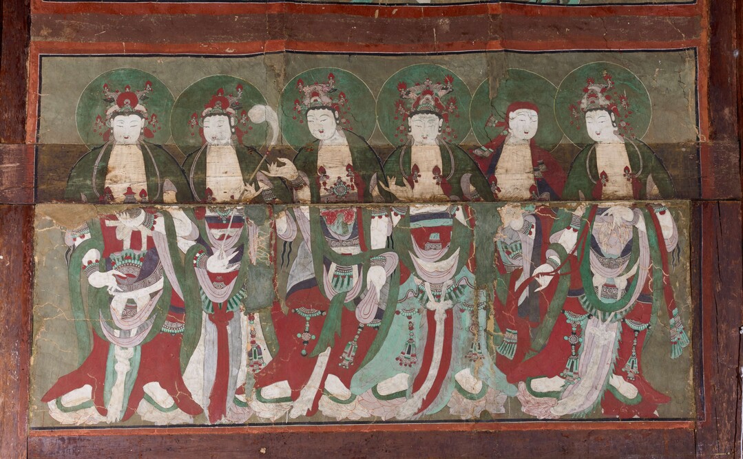 양산시 신흥사 대광전 벽화의 가치 조명 학술회 를 개최한다. 양산시 제공