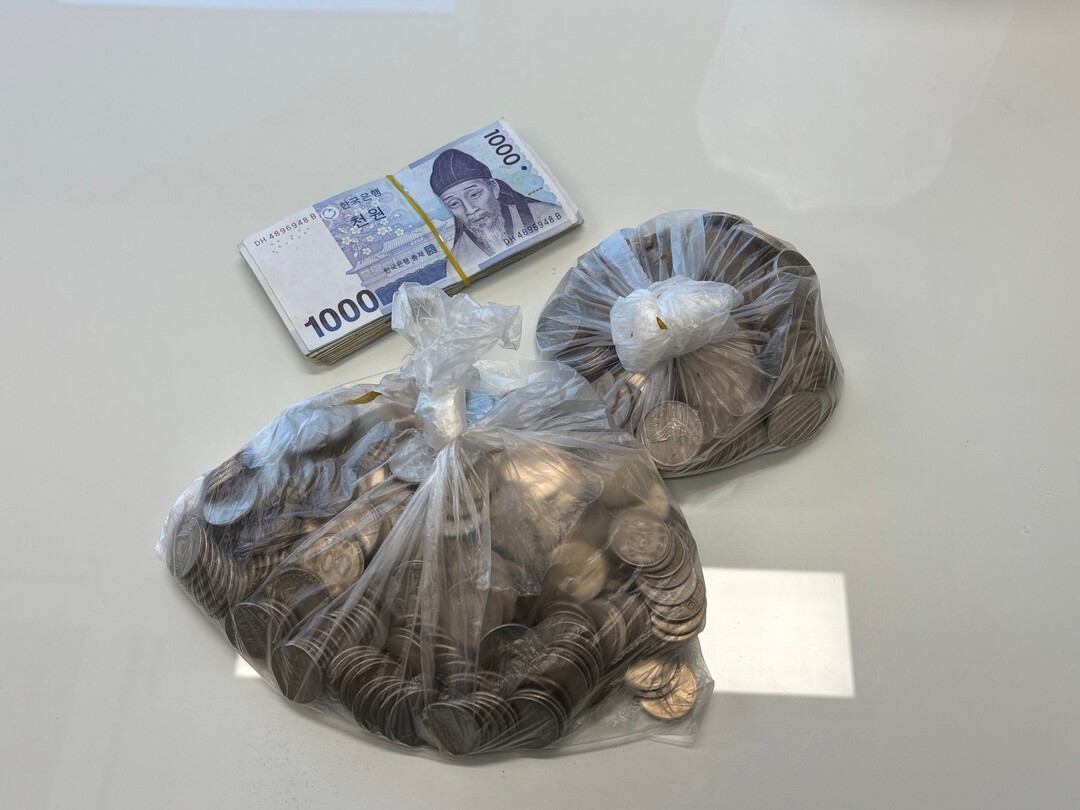 부산 북구 구포2동 어르신, 동전 모...