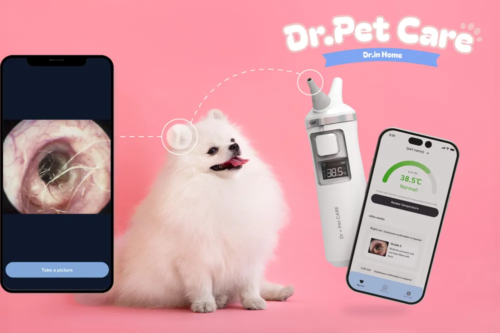 ㈜오티톤메디컬의 펫 스마트 체온계가 CES 2026 모바일&앱 분야에서 혁신상을 수상했다.