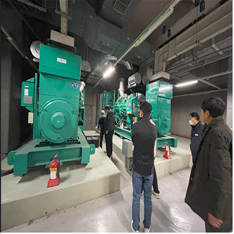 발전기실 점검. 부산시 제공