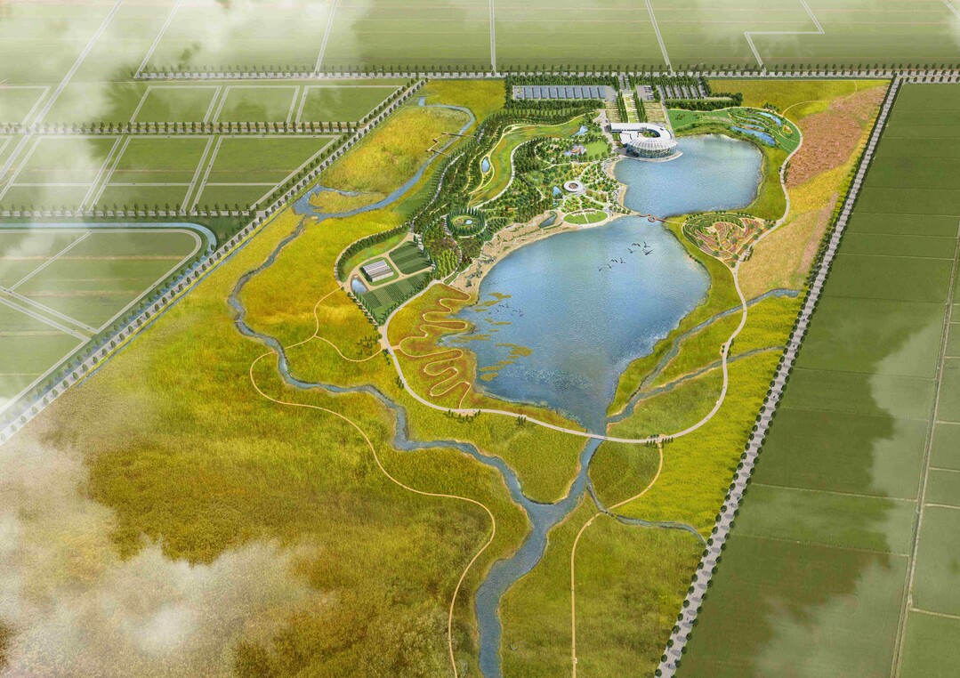 2027년 준공 예정인 국립새만금수목원 조감도. 산림청 제공