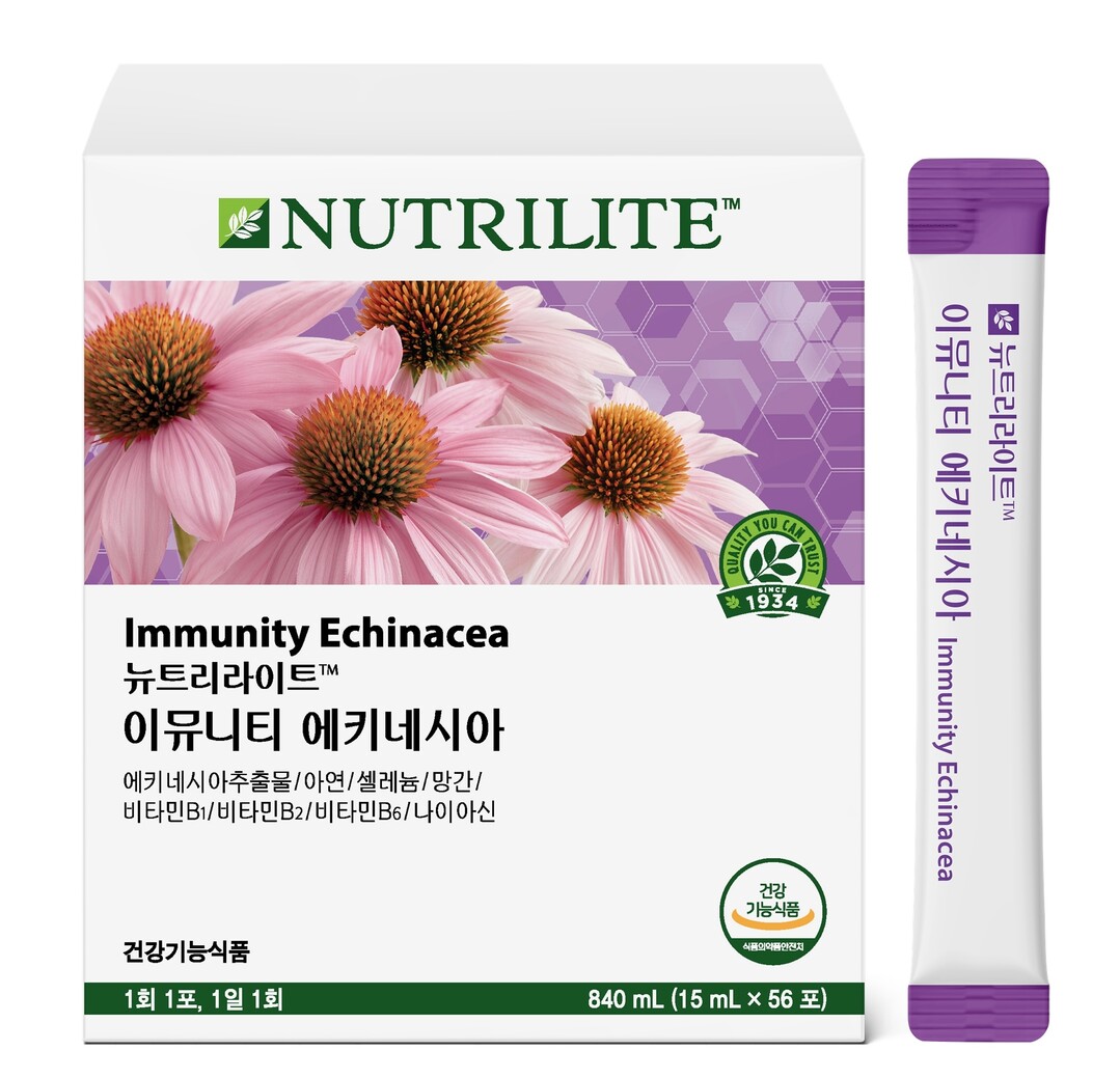 한국암웨이, 면역 기능 증진 건강기능...