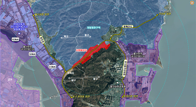 자동차 일반산업단지 조감도. 울산시 제공