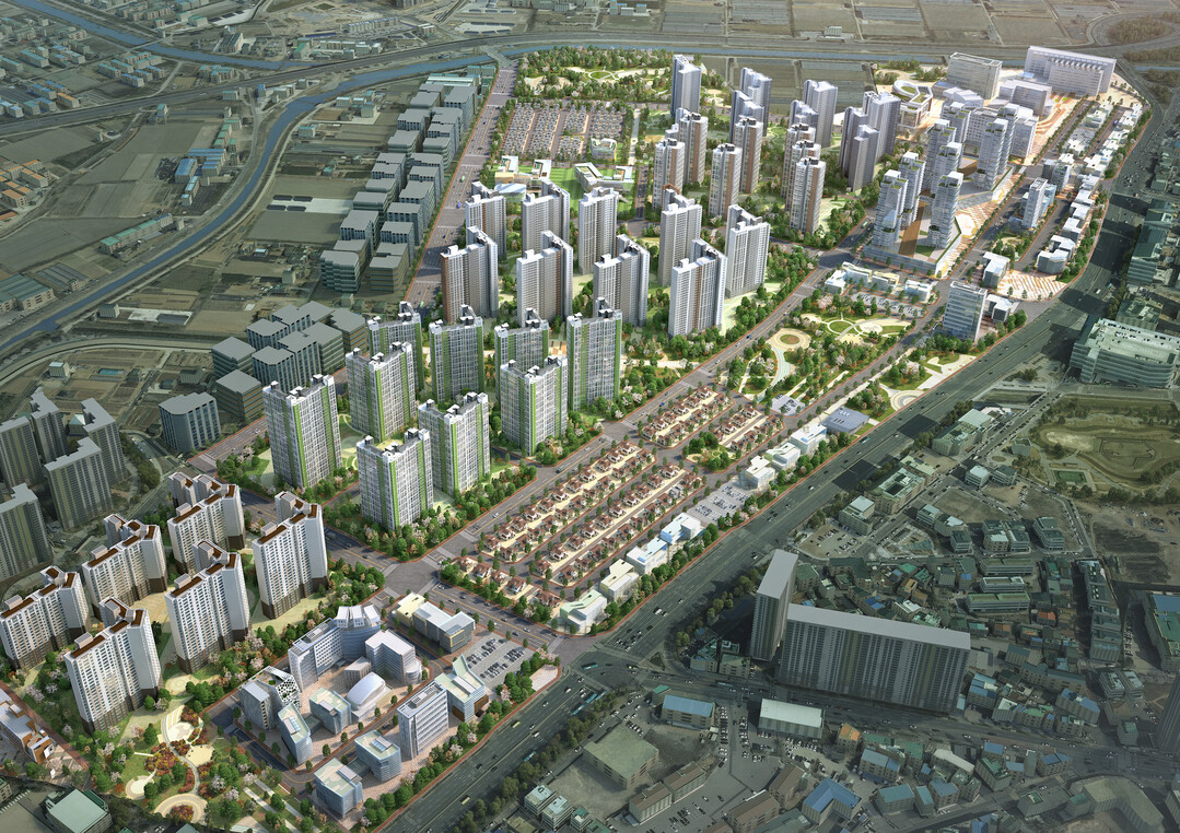 풍무역세권 도시개발사업 조감도