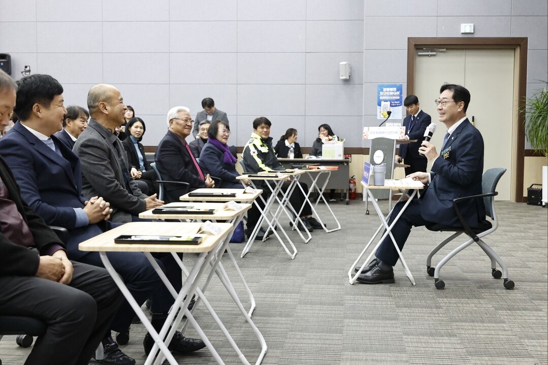 2026년 화성특례시 신년인사회(당신곁에 화성특례시) 현장 모습. 화성기 제공
