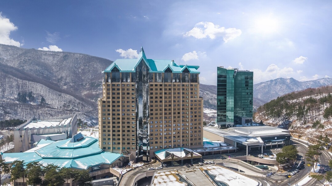 강원랜드 메인호텔 전경. 강원랜드 제공