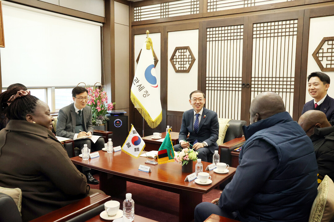 관세청장, 잠비아 국회 대표단 면담