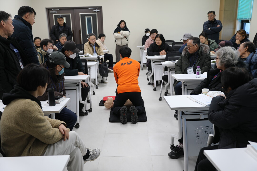 양구소방서, 농업인대학 교육생 대상 ...