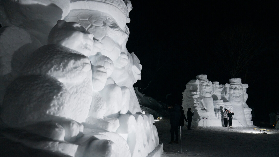 제33회 태백산 눈축제, 야간에도 펼쳐지는 눈세상. 태백시 제공