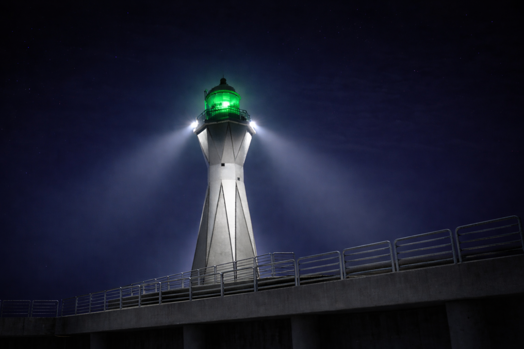 부산항 북항 등대·방파제 야간 시인성 개선